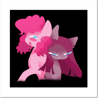 pinkie and pinkamena Posters and Art